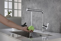 Timo Смеситель для кухни Hette 1026/00F Chrome – фотография-3